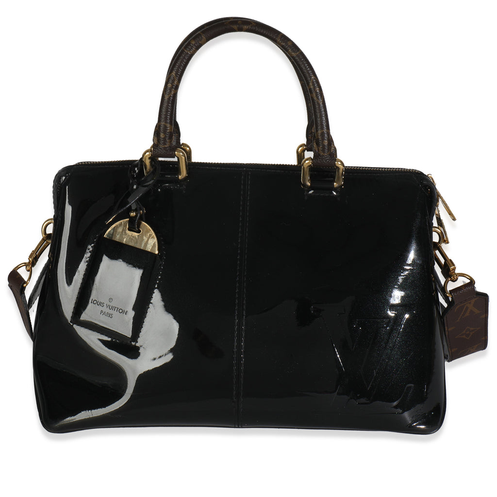Louis Vuitton Black Vernis Miroir Tote Bag