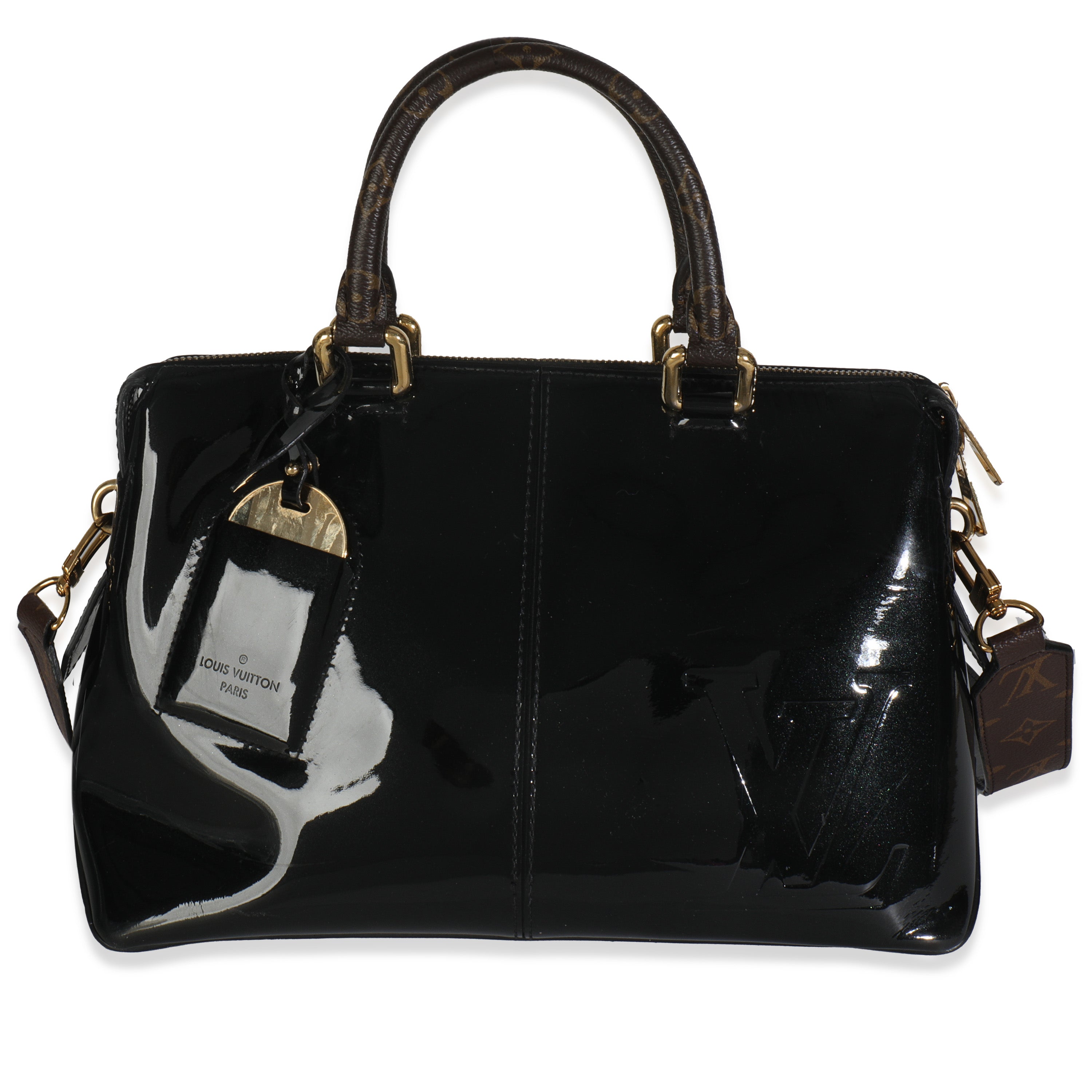 Louis Vuitton Black Vernis Miroir Tote Bag