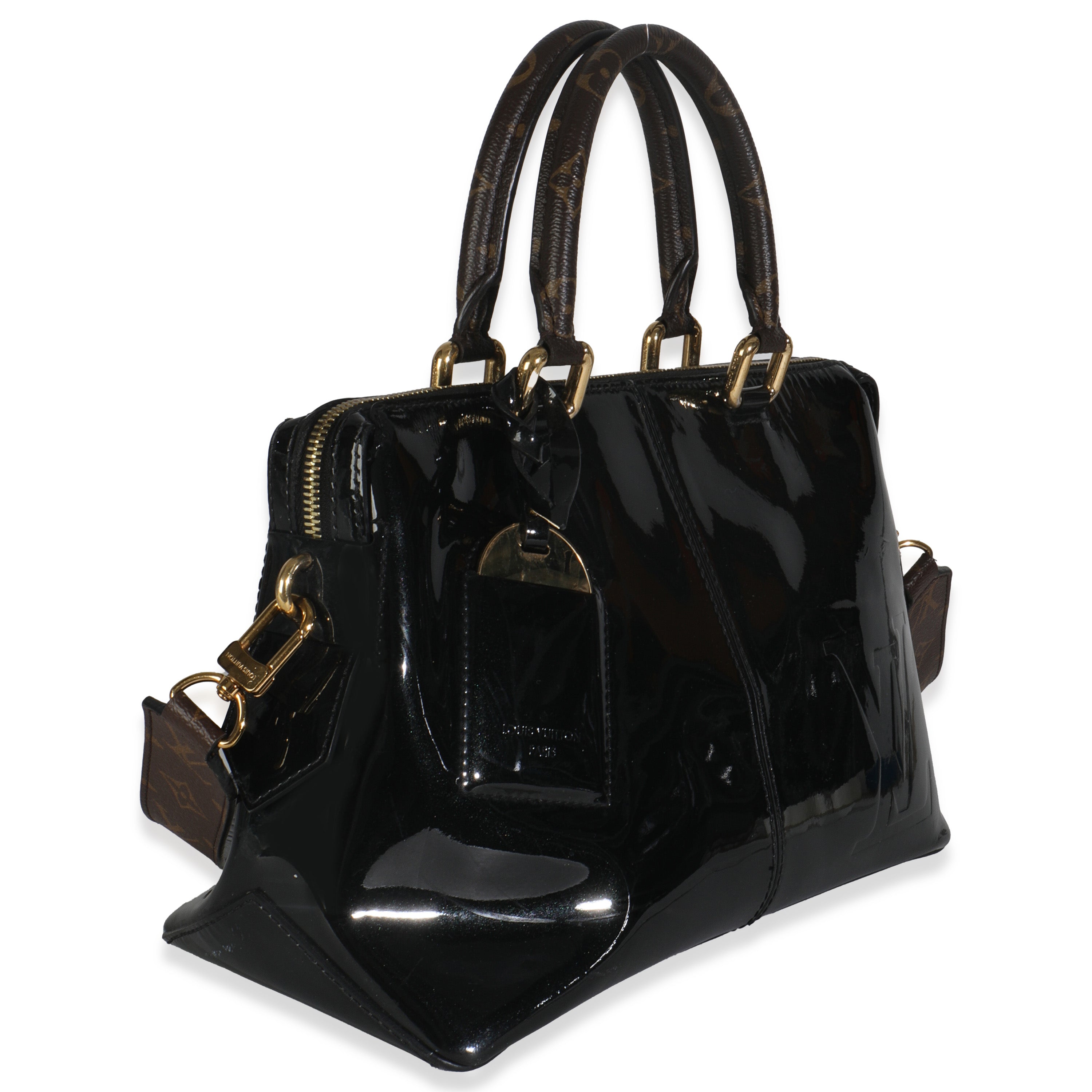 Louis Vuitton Black Vernis Miroir Tote Bag
