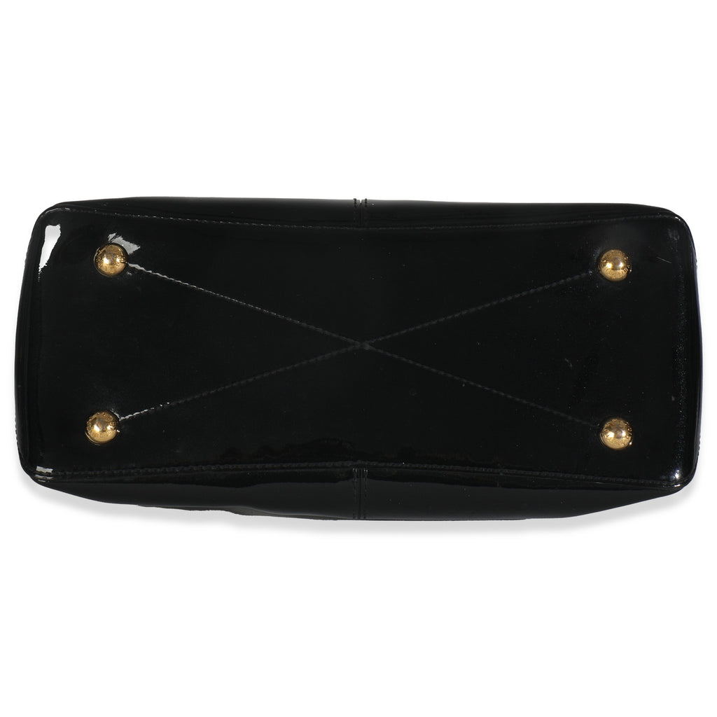 Louis Vuitton Black Vernis Miroir Tote Bag