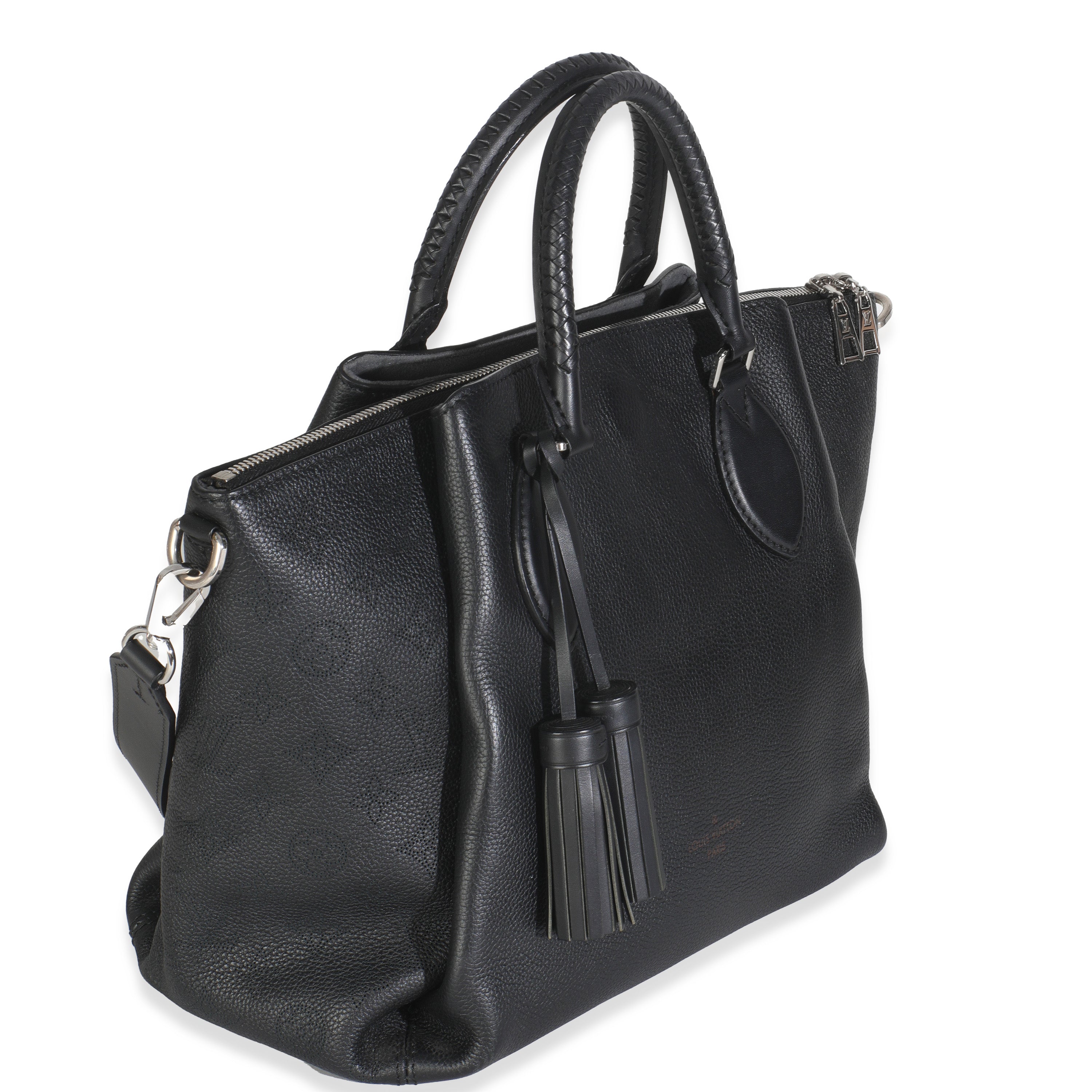 Louis Vuitton Black Monogram Mahina Haumea Bag