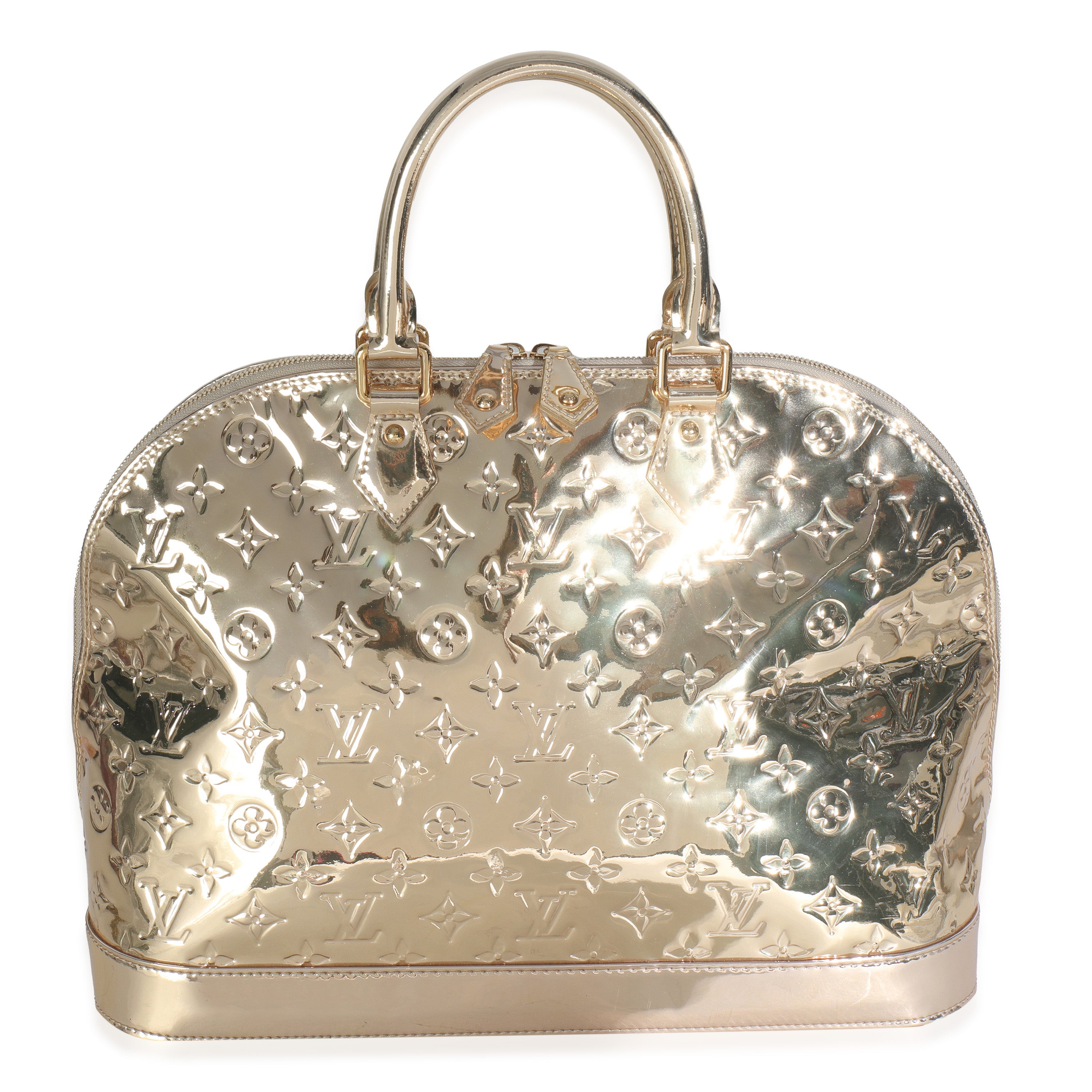 Louis Vuitton Gold Monogram Miroir Alma GM