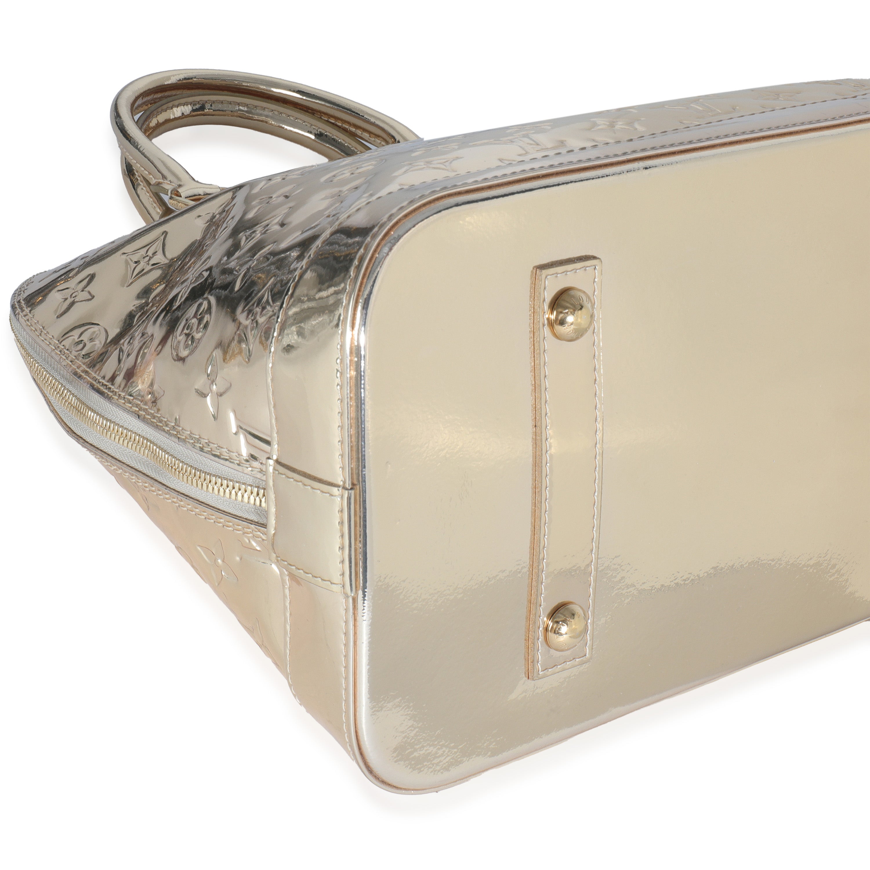 Louis Vuitton Gold Monogram Miroir Alma GM