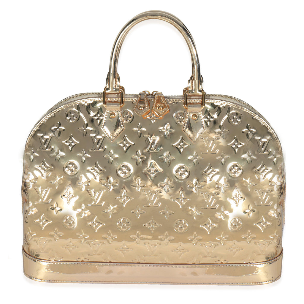 Louis Vuitton Gold Monogram Miroir Alma GM