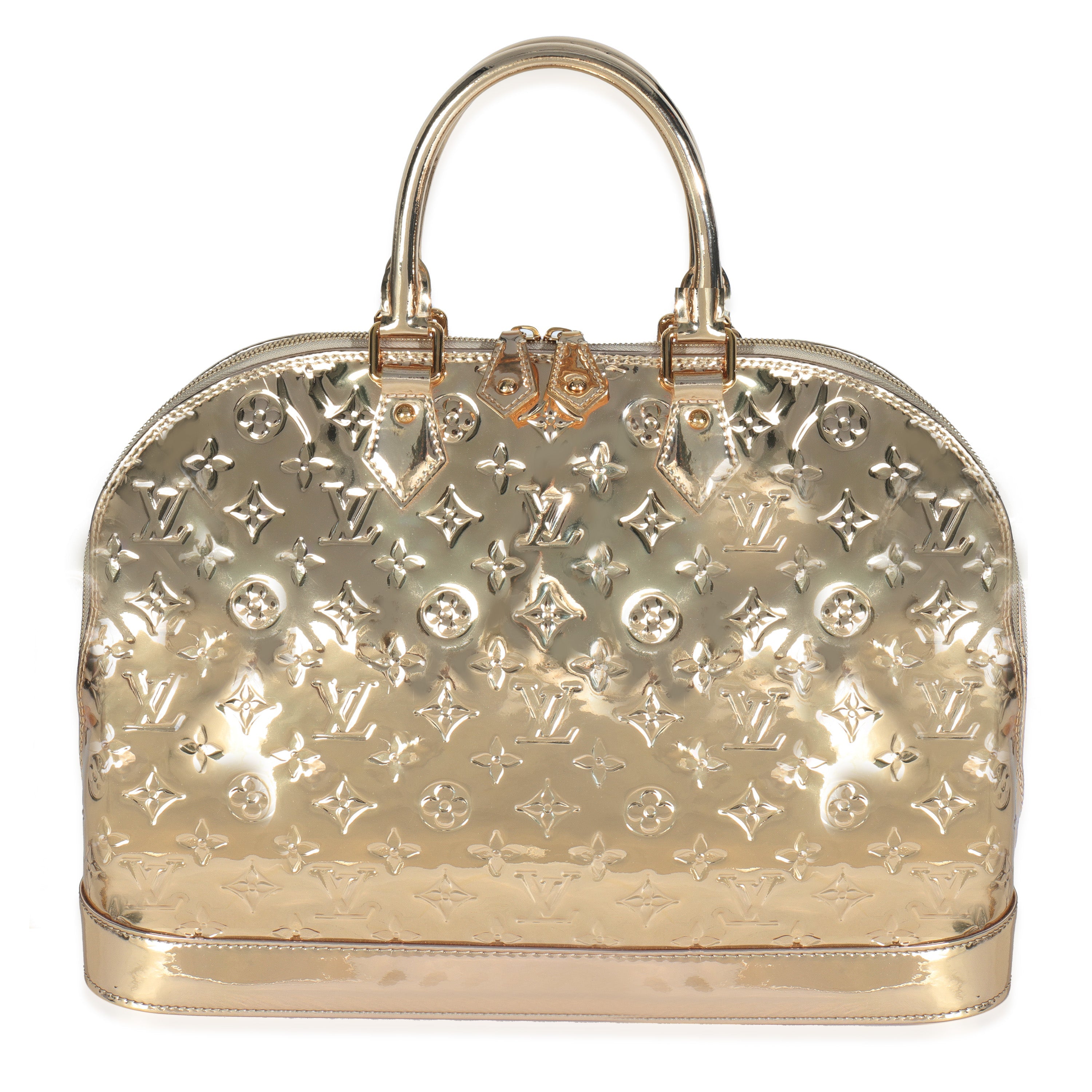 Louis Vuitton Gold Monogram Miroir Alma GM