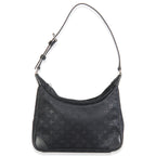 Louis Vuitton Black Metallic Monogram Satin Mini Boulogne