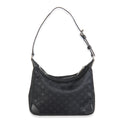 Louis Vuitton Black Metallic Monogram Satin Mini Boulogne