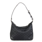 Louis Vuitton Black Metallic Monogram Satin Mini Boulogne