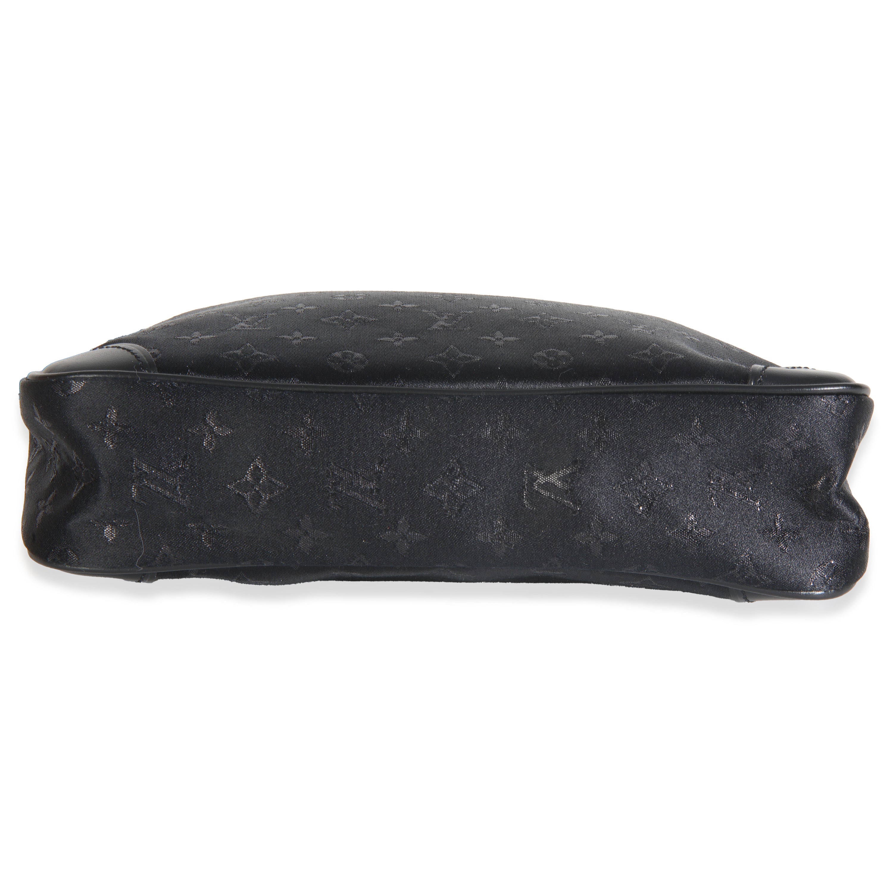 Louis Vuitton Black Metallic Monogram Satin Mini Boulogne