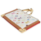 Louis Vuitton White Monogram Multicolore Canvas Key Pouch