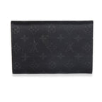Louis Vuitton Black Metallic Monogram Satin Porte Monnaie