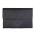 Louis Vuitton Black Metallic Monogram Satin Porte Monnaie