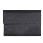 Louis Vuitton Black Metallic Monogram Satin Porte Monnaie