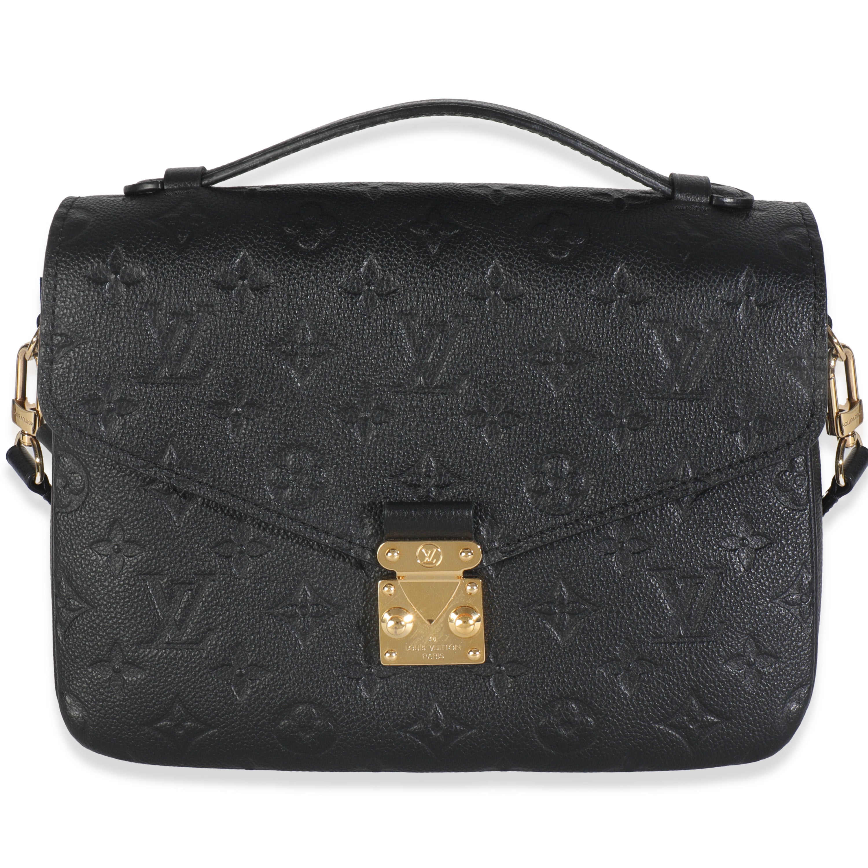 Louis Vuitton Black Monogram Empreinte Pochette Metis