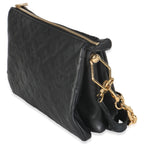 Louis Vuitton Black Monogram Embossed Lambskin Coussin PM