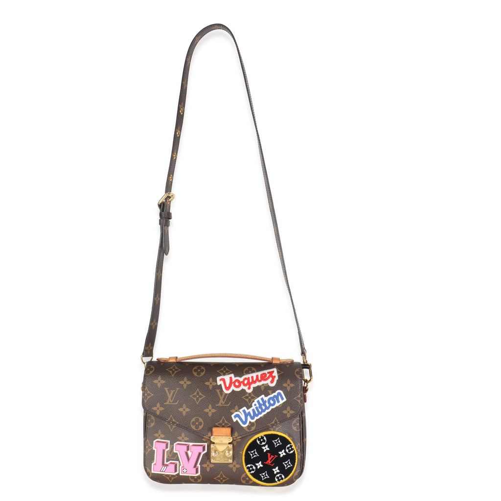 Louis Vuitton Monogram Canvas Patches Pochette Metis