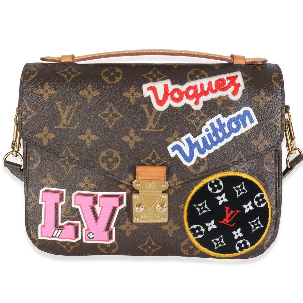 Louis Vuitton Monogram Canvas Patches Pochette Metis