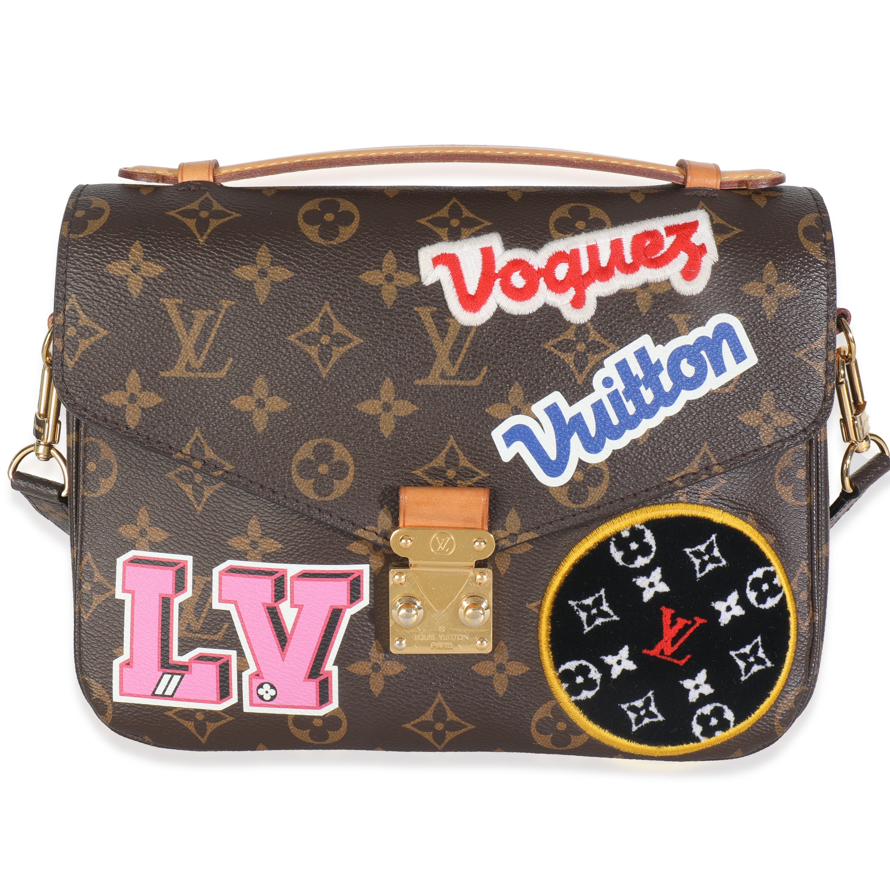 Louis Vuitton Monogram Canvas Patches Pochette Metis