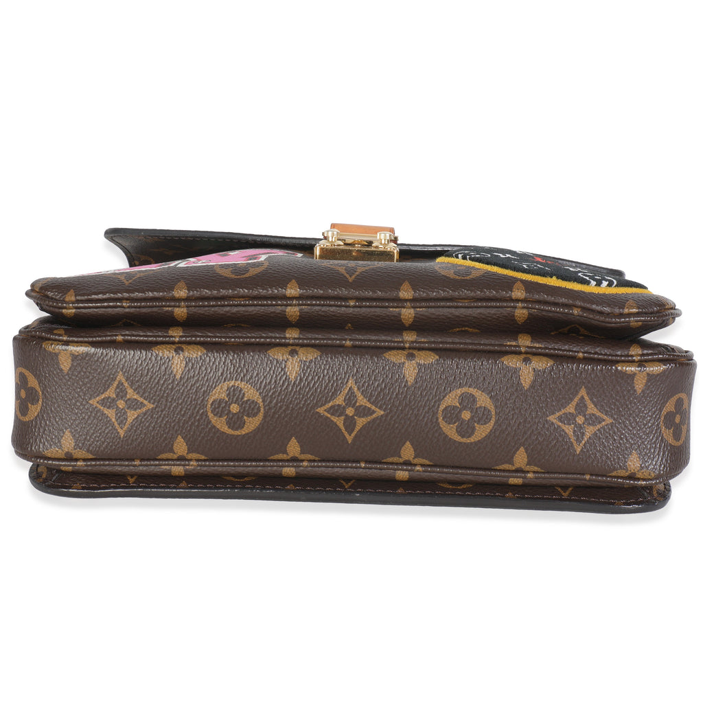 Louis Vuitton Monogram Canvas Patches Pochette Metis