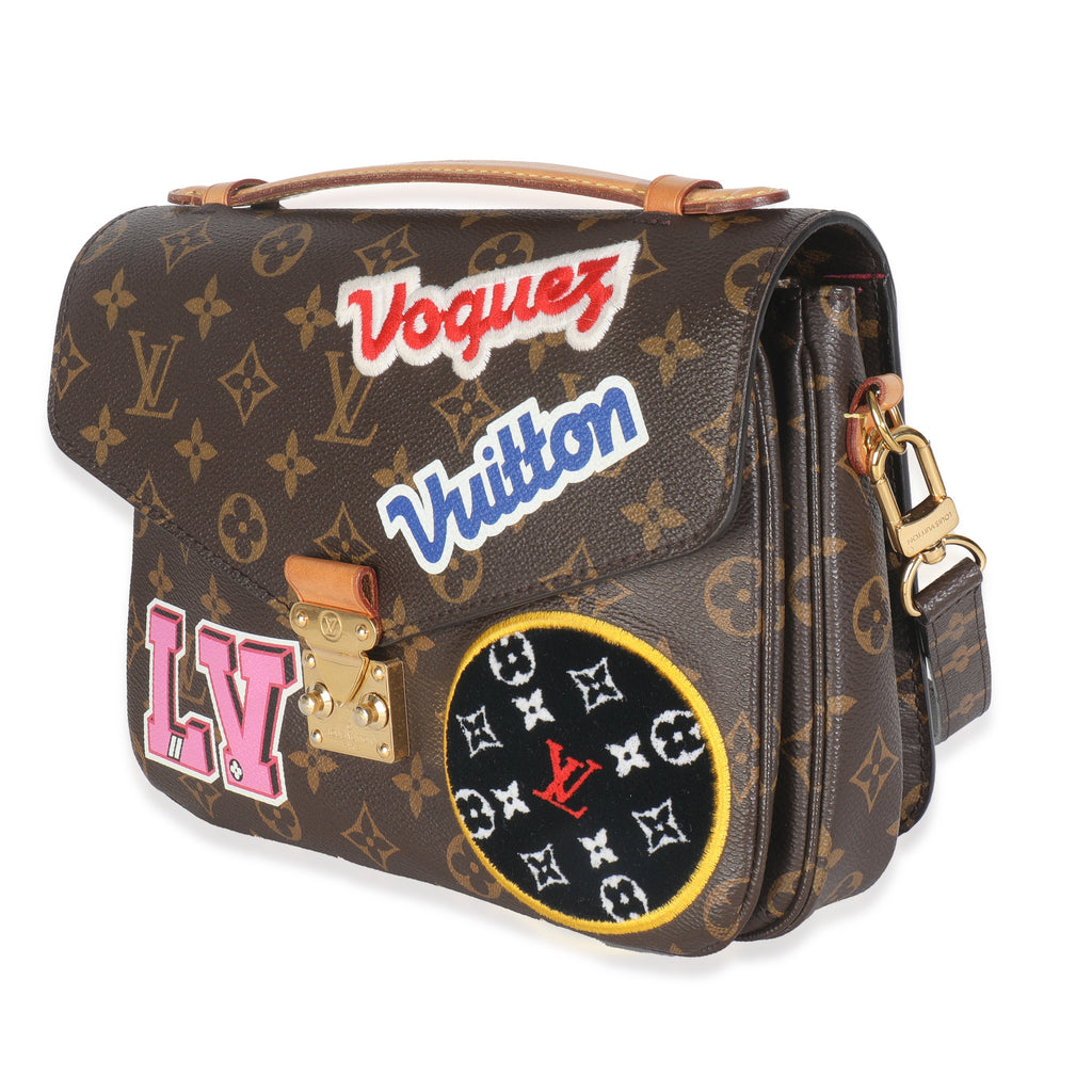 Louis Vuitton Monogram Canvas Patches Pochette Metis