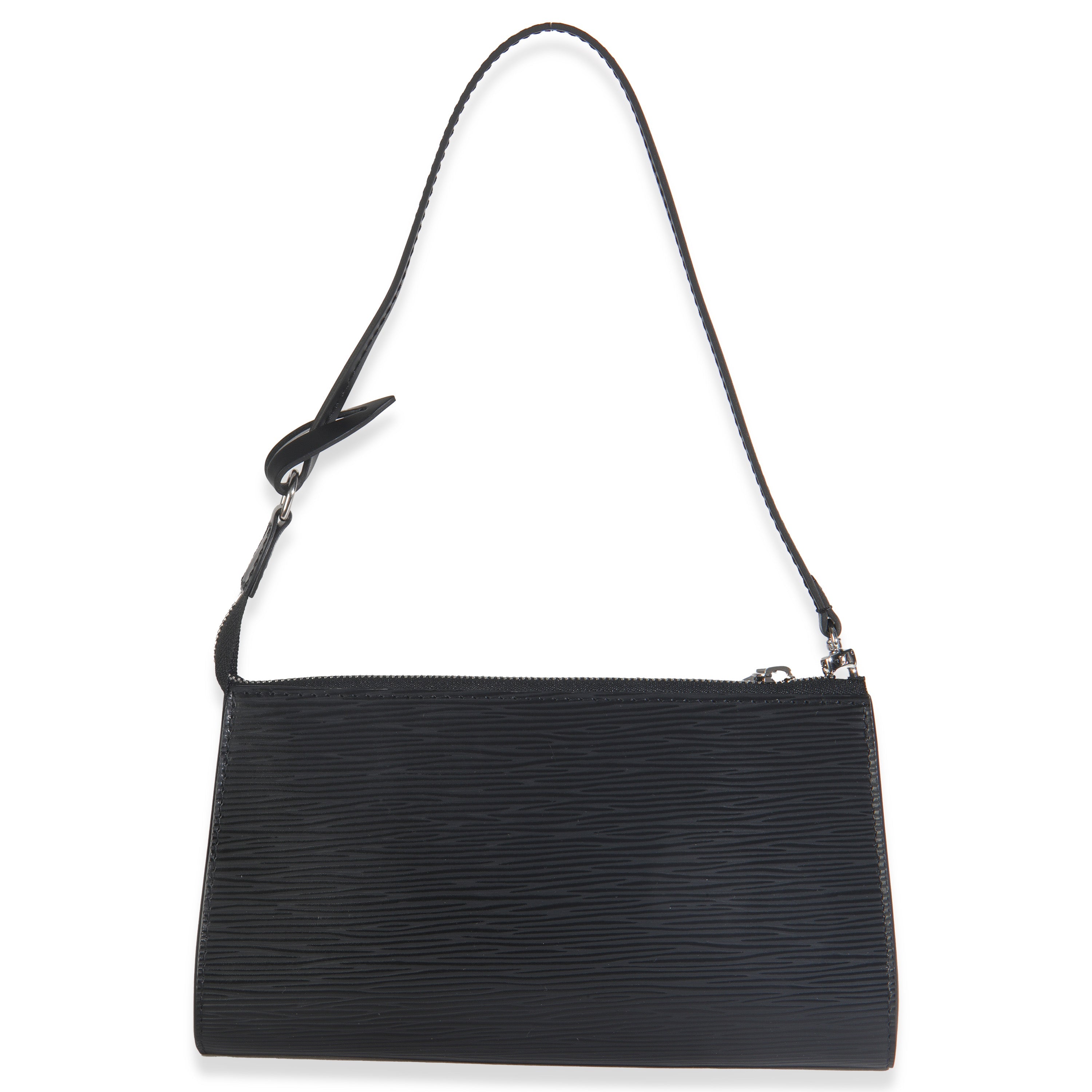 Louis Vuitton Black Epi Pochette Accessoires NM
