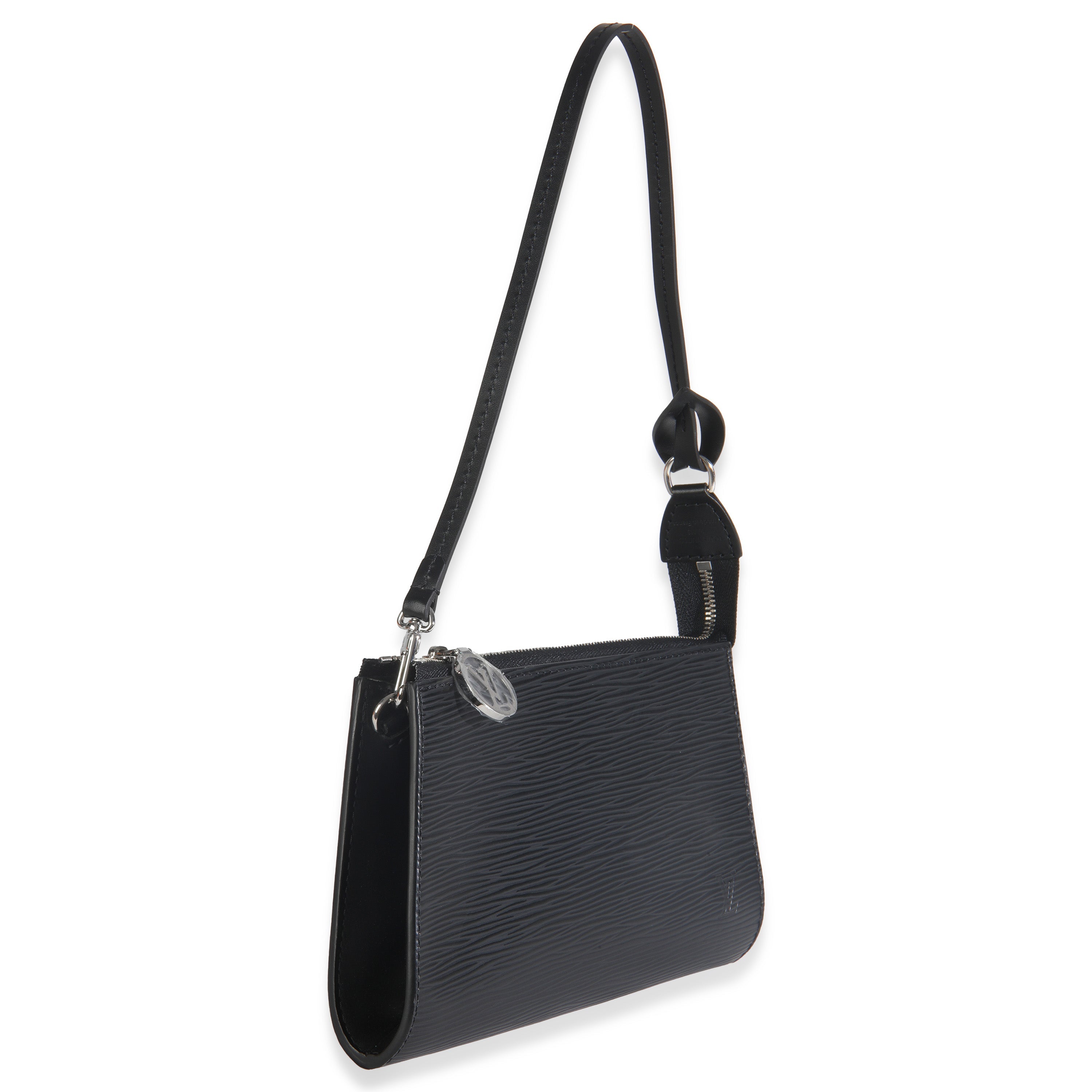 Louis Vuitton Black Epi Pochette Accessoires NM