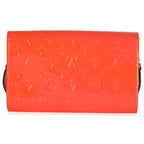 Louis Vuitton Orange Sunset Monogram Vernis Ana Clutch