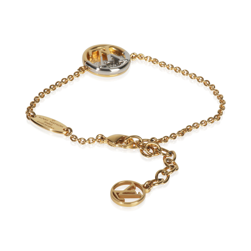 Louis Vuitton Gold-Plated  L to V Bracelet