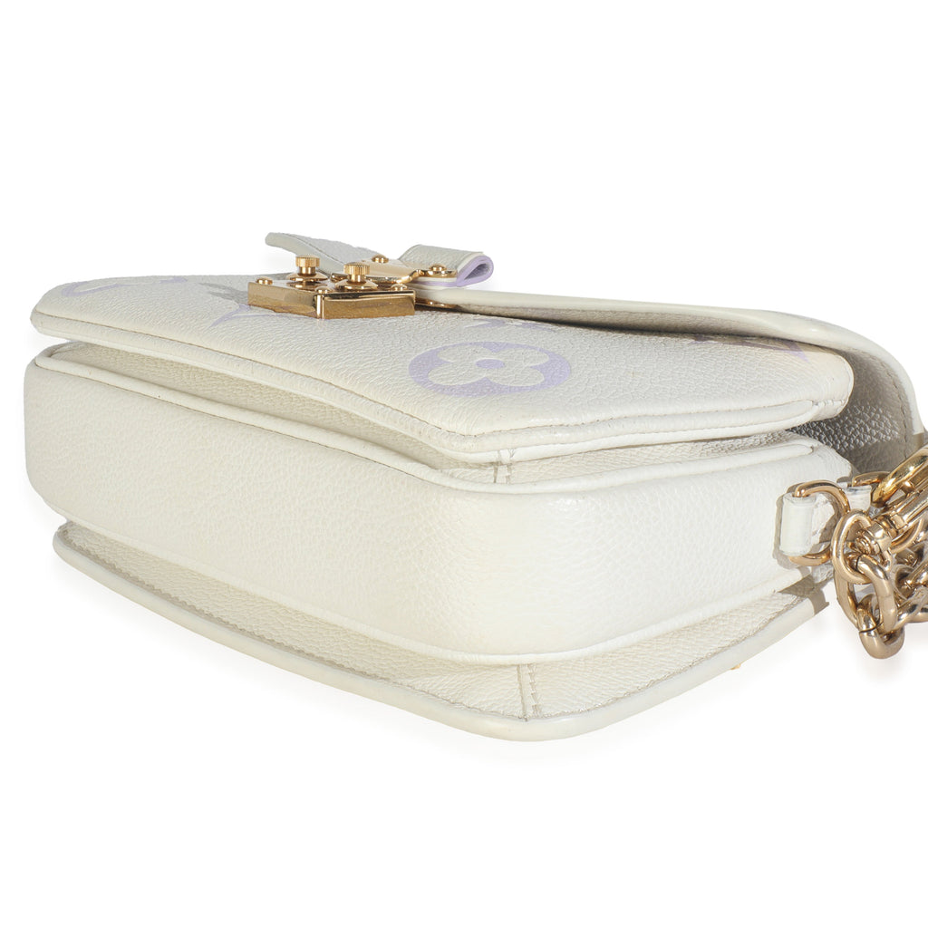 Louis Vuitton Latte Bubble Tea Giant Monogram Empreinte Pochette Metis East West