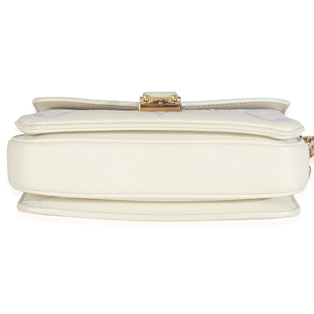 Louis Vuitton Latte Bubble Tea Giant Monogram Empreinte Pochette Metis East West