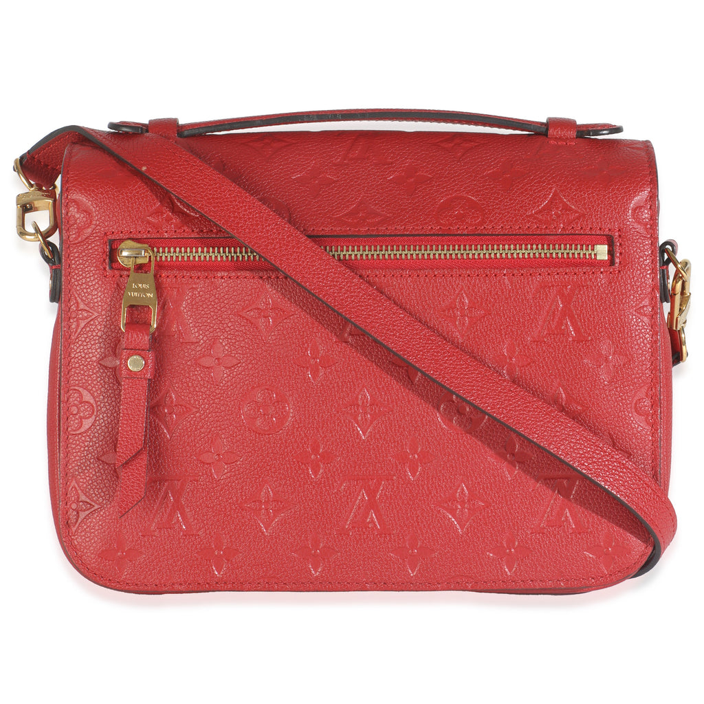 Louis Vuitton Scarlet Monogram Empreinte Pochette Metis