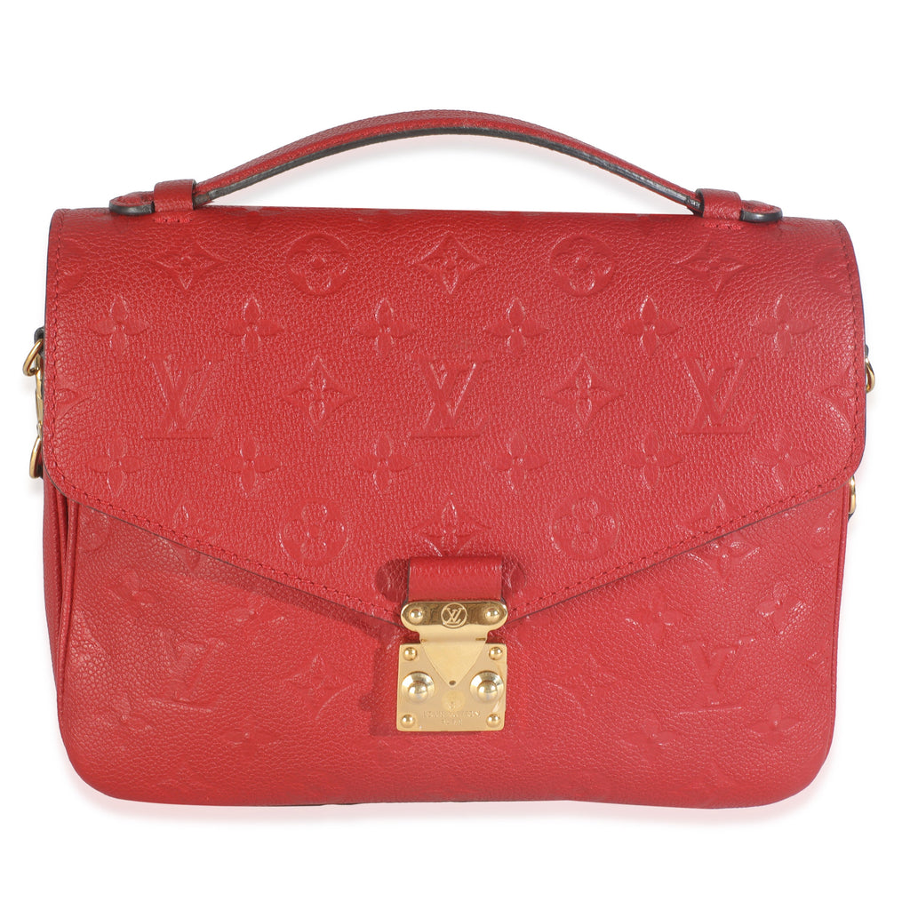Louis Vuitton Scarlet Monogram Empreinte Pochette Metis