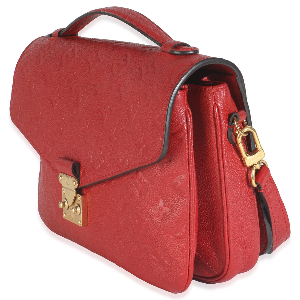 Louis Vuitton Scarlet Monogram Empreinte Pochette Metis