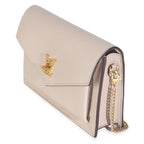 Louis Vuitton Greige Soft Calfskin My Lockme Chain Pochette