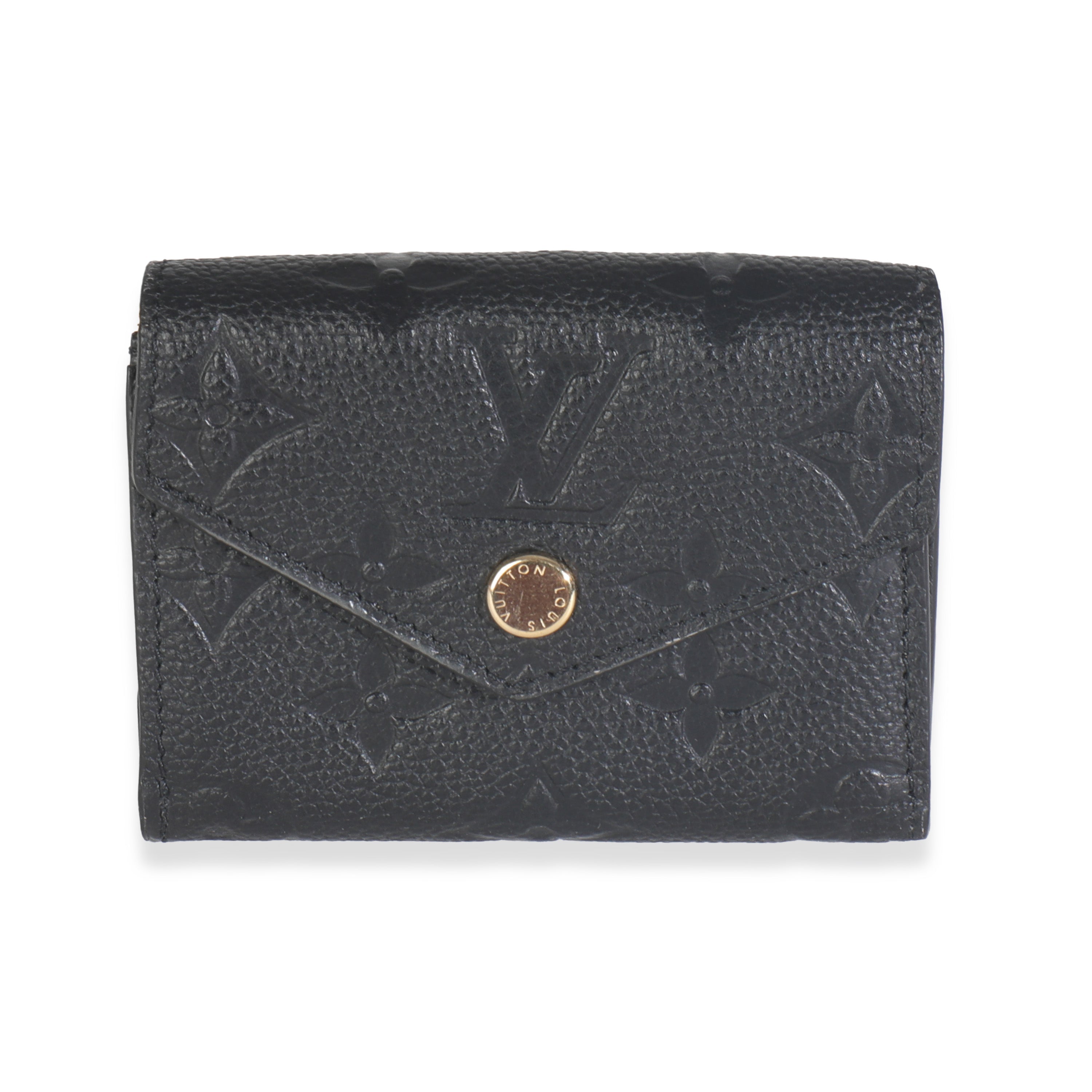 Louis Vuitton Black Empreinte Monogram Victorine Wallet