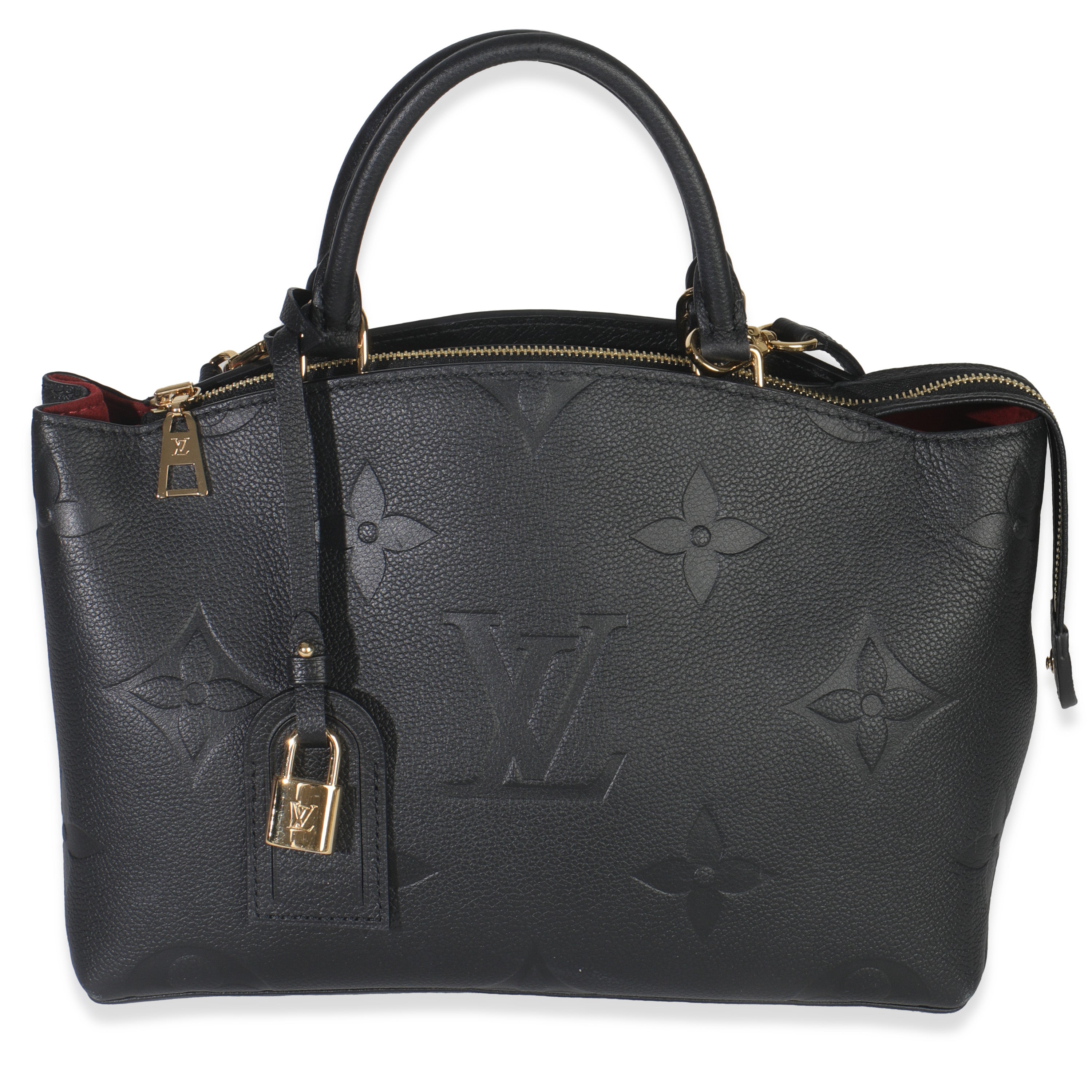 Louis Vuitton Black Monogram Giant Empreinte Petit Palais