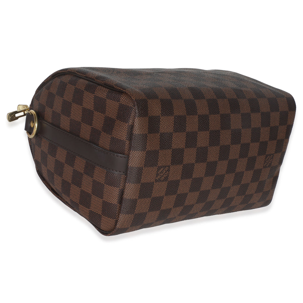 Louis Vuitton Damier Ebene Canvas Speedy Bandouliere 25 w/ Strap