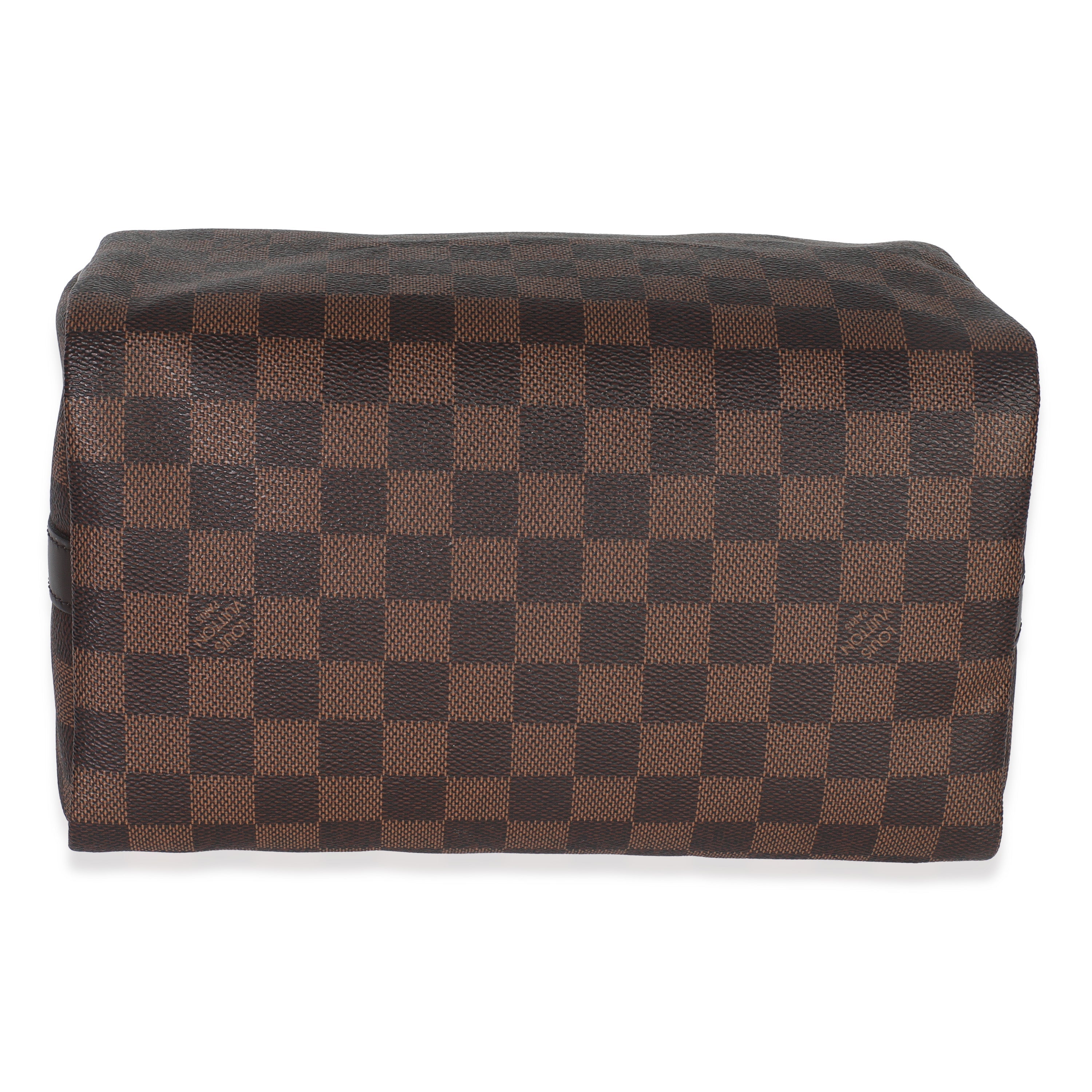 Louis Vuitton Damier Ebene Canvas Speedy Bandouliere 25 w/ Strap