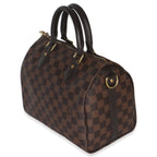 Louis Vuitton Damier Ebene Canvas Speedy Bandouliere 25 w/ Strap