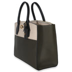 Louis Vuitton Kaki Creme Black Taurillon City Steamer MM