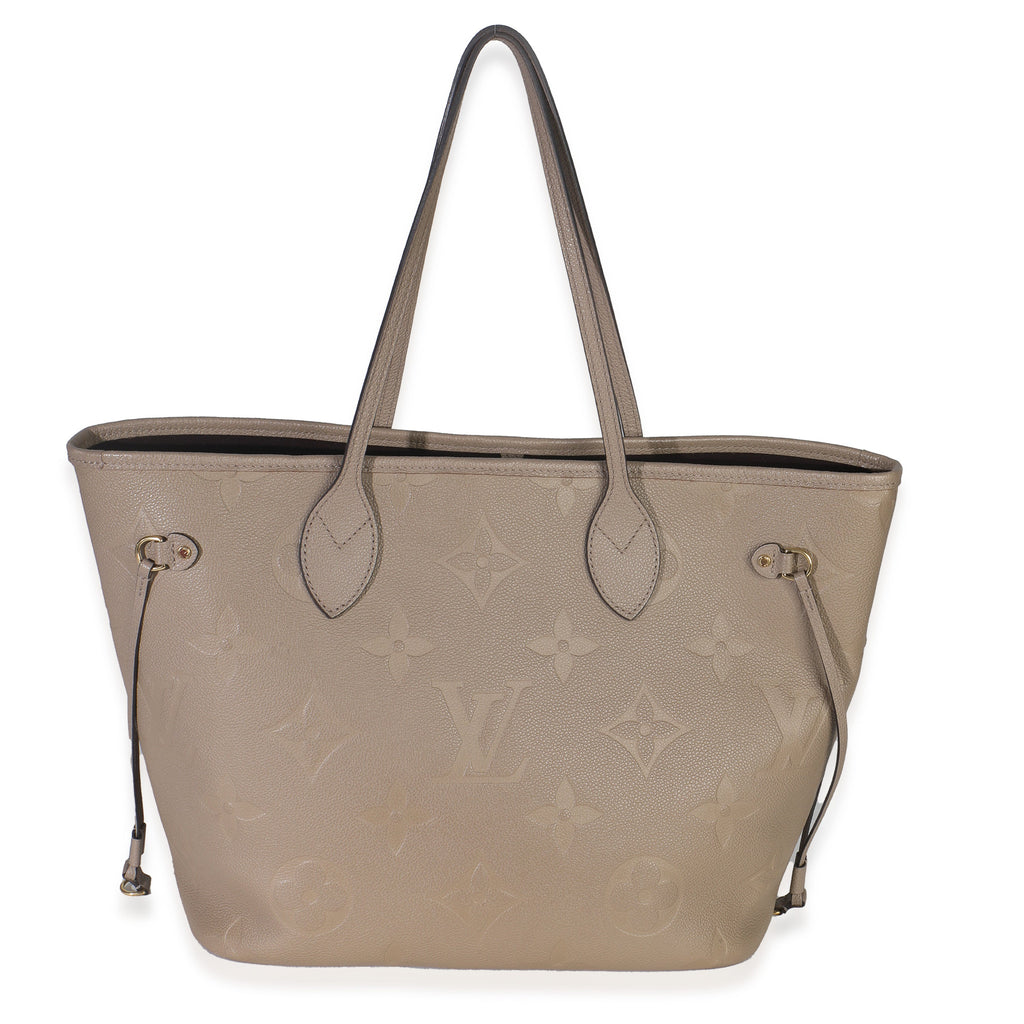Louis Vuitton Tourterelle Giant Monogram Empreinte Neverfull MM