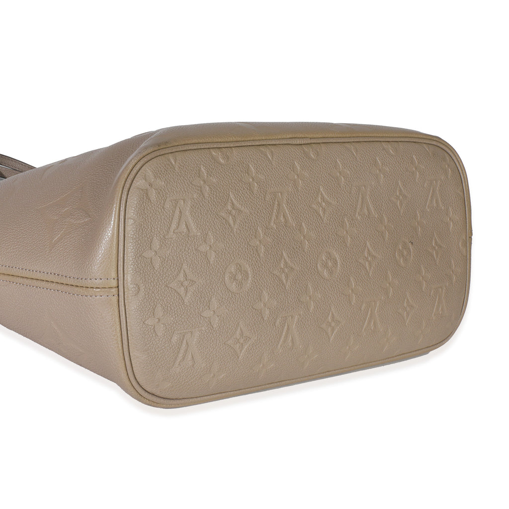 Louis Vuitton Tourterelle Giant Monogram Empreinte Neverfull MM