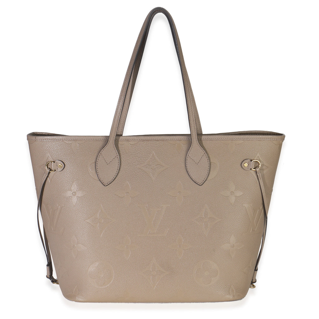 Louis Vuitton Tourterelle Giant Monogram Empreinte Neverfull MM