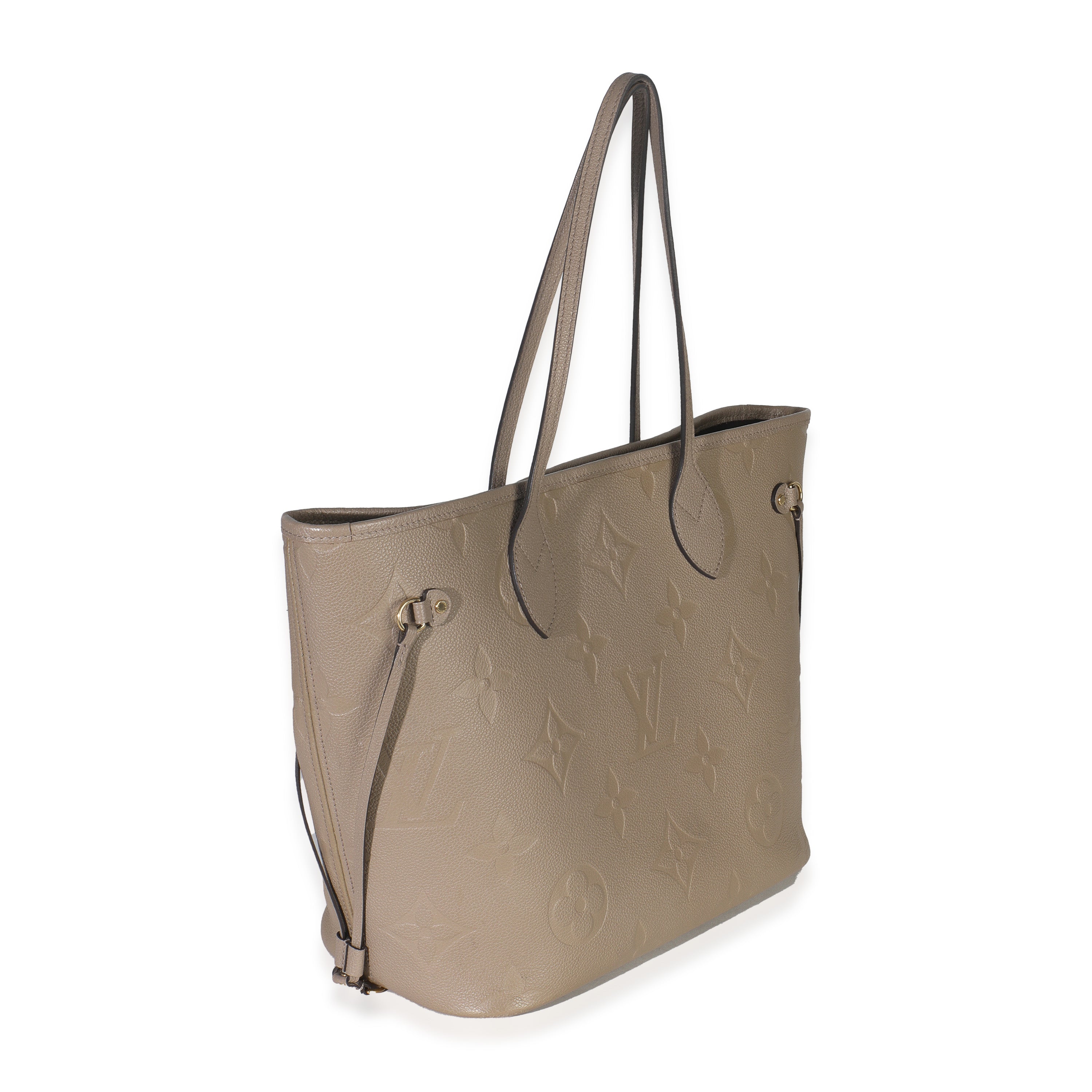 Louis Vuitton Tourterelle Giant Monogram Empreinte Neverfull MM