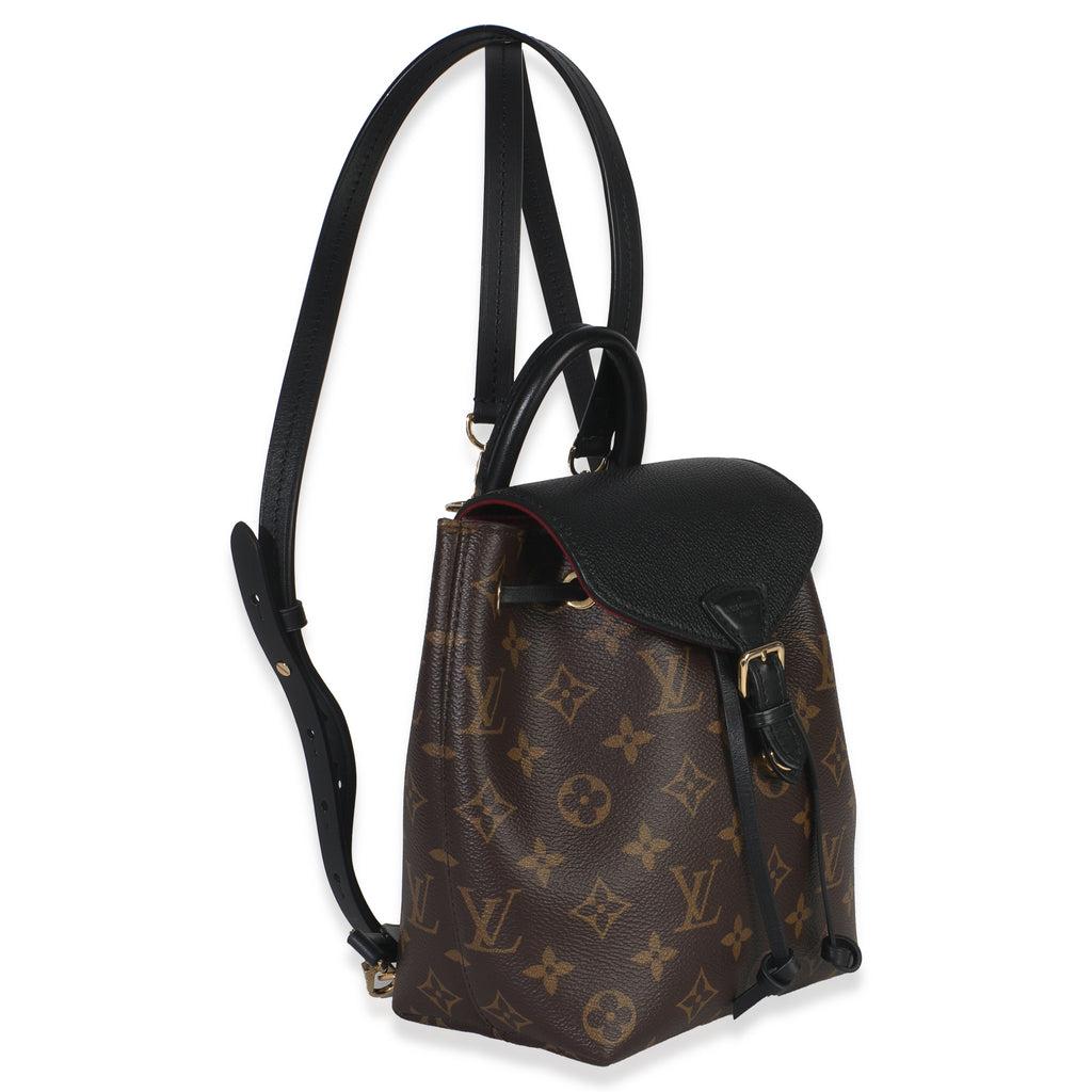 Louis Vuitton Black Monogram Canvas Montsouris BB NM