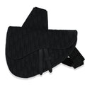 Christian Dior Black Oblique Jacquard Canvas Saddle Crossbody