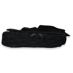 Christian Dior Black Oblique Jacquard Canvas Saddle Crossbody