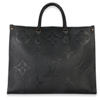 Louis Vuitton Black Giant Monogram Empreinte Onthego GM