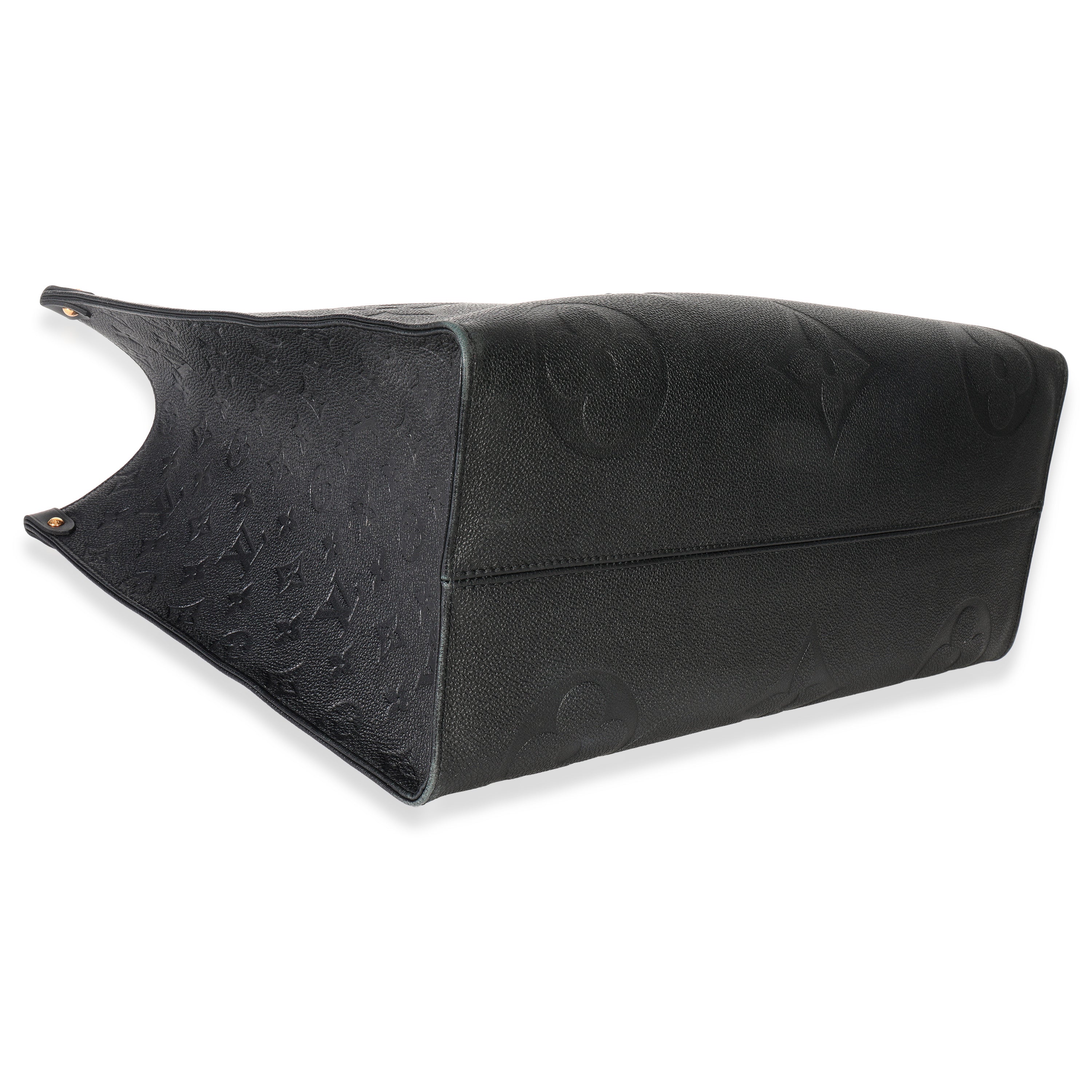 Louis Vuitton Black Giant Monogram Empreinte Onthego GM