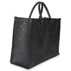 Louis Vuitton Black Giant Monogram Empreinte Onthego GM